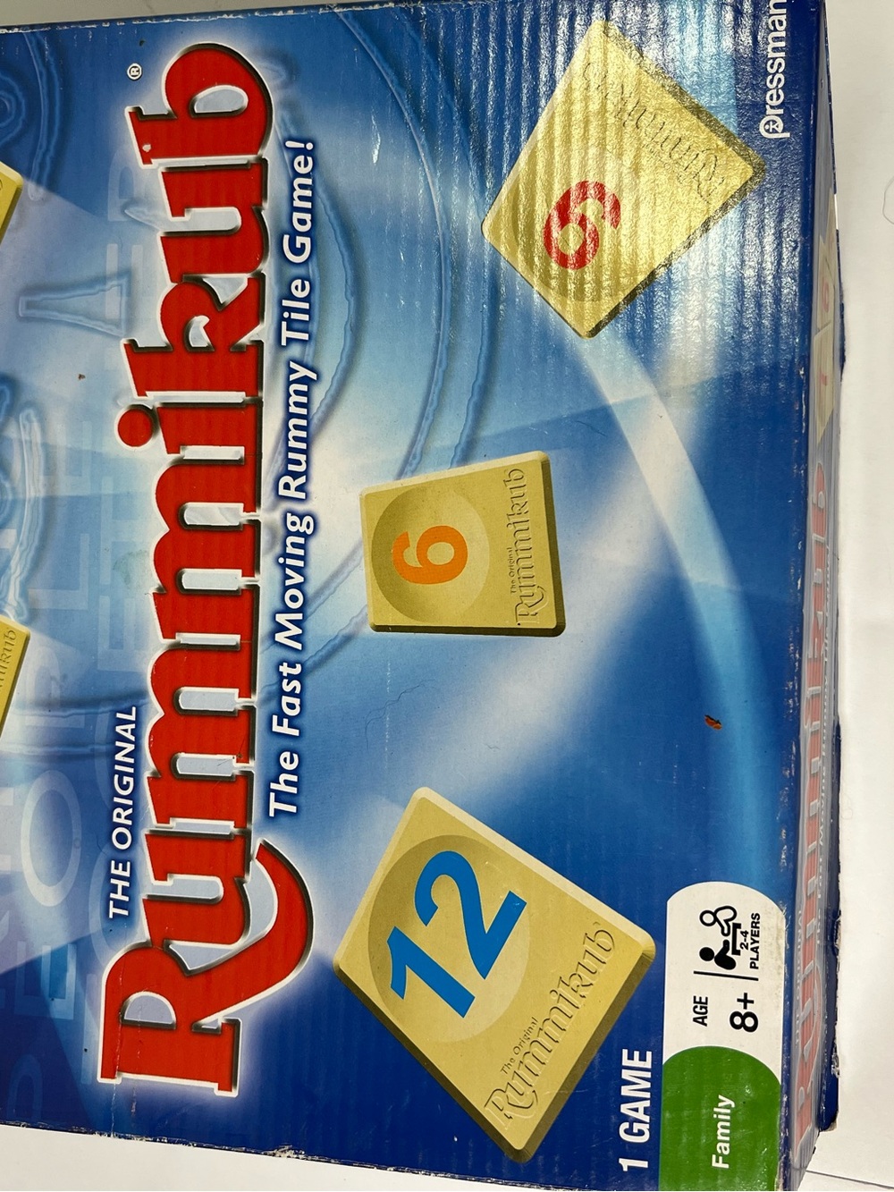 Family Tile Game - Blue Box